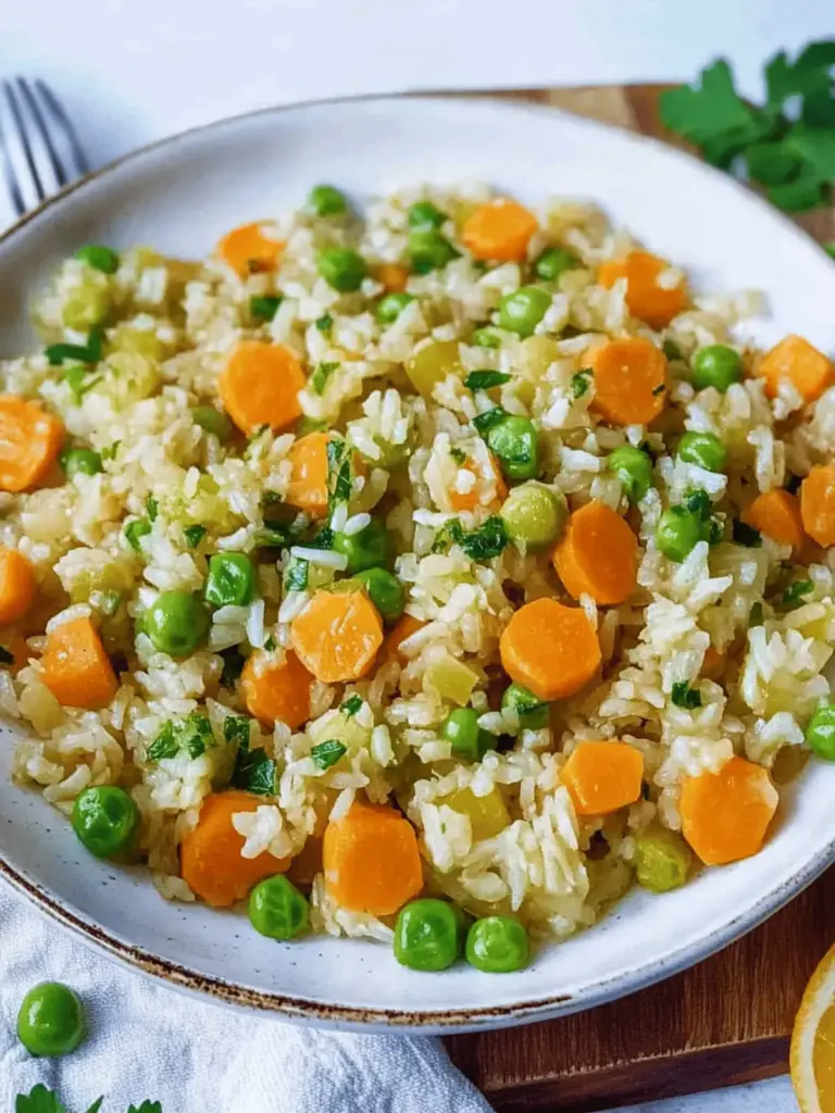 Reis mit Gemüse-Frischkäsesauce