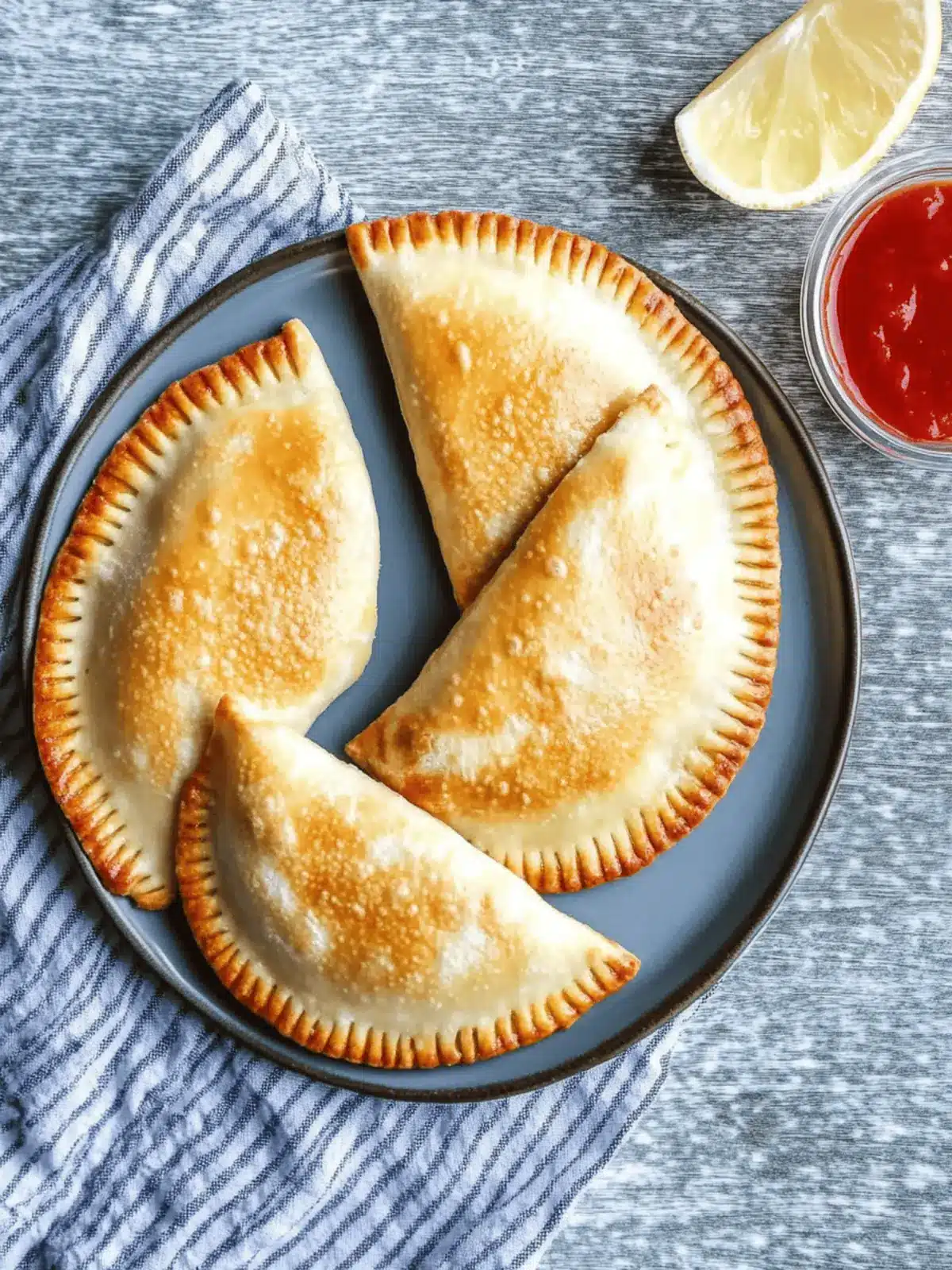 Calzones aus dem Airfryer - Knusprig und Gesund 3 Calzones aus dem Airfryer