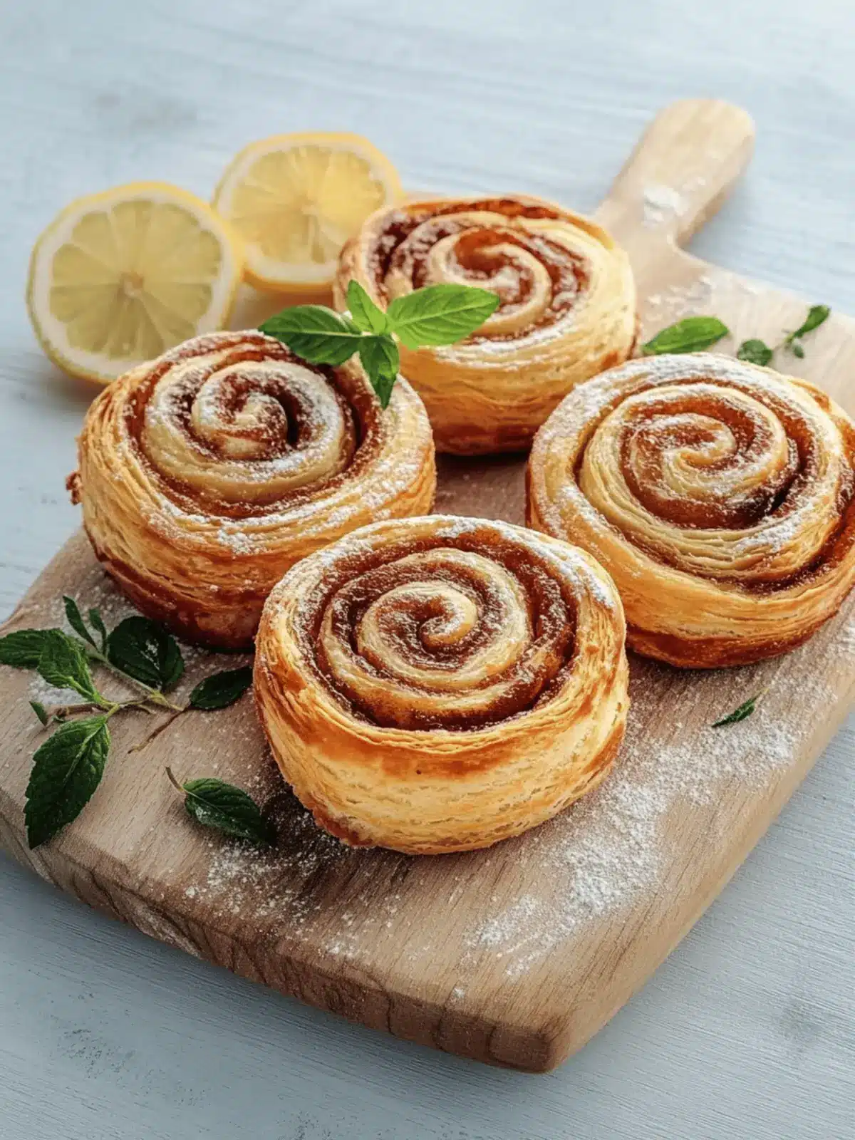 Zimtschnecken mit Blätterteig schnell und lecker 5 Zimtschnecken mit Blätterteig