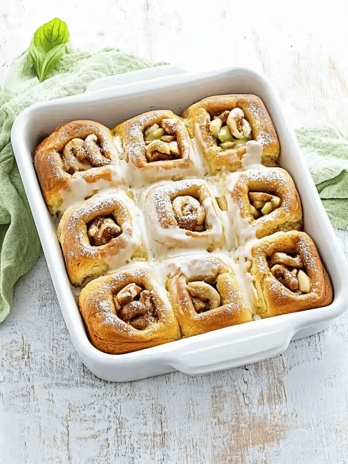 Fluffige vegane Apfel Zimt Schnecken einfach gemacht 3 Fluffy vegan apple cinnamon rolls