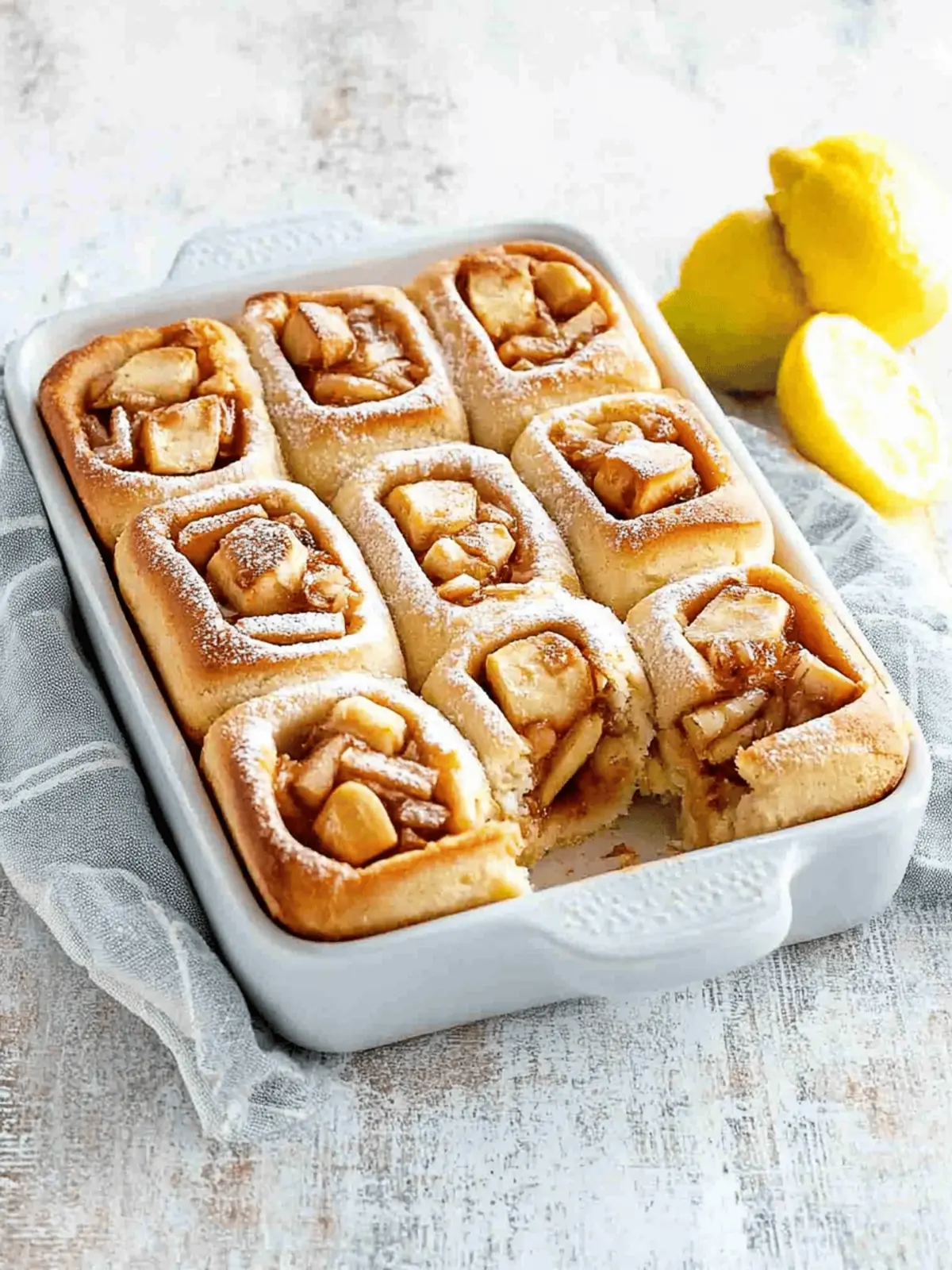 Fluffige vegane Apfel Zimt Schnecken einfach gemacht 2 Fluffy vegan apple cinnamon rolls