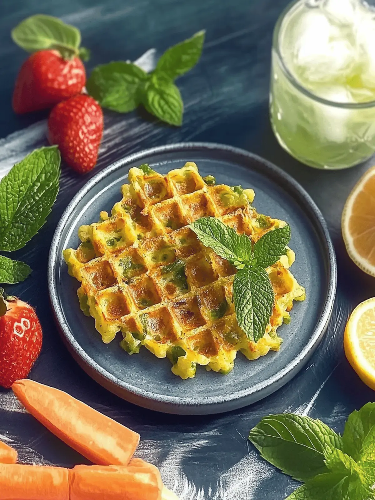 Zucchini Waffeln – Gesund und einfach zubereitet 4 Zucchini Waffeln