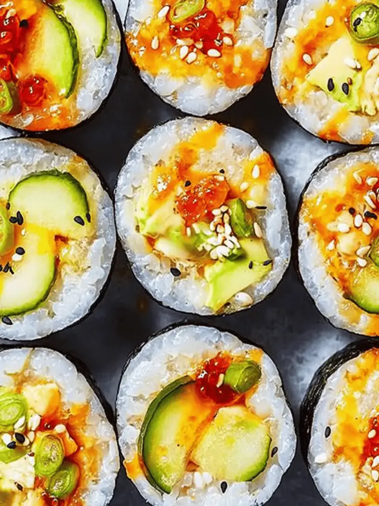 Scharfer Thunfischrolle