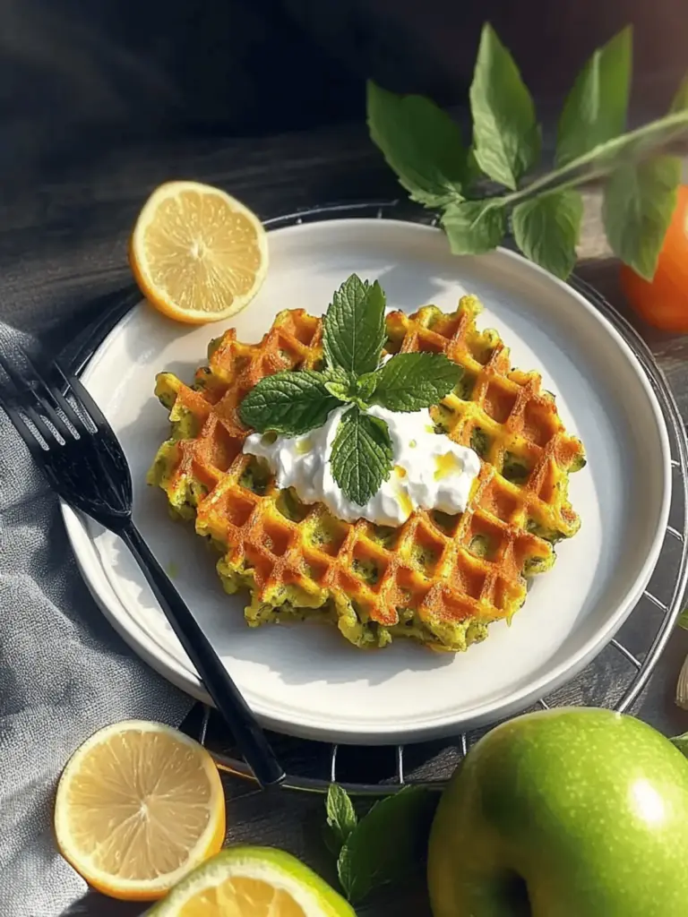 Zucchini Waffeln