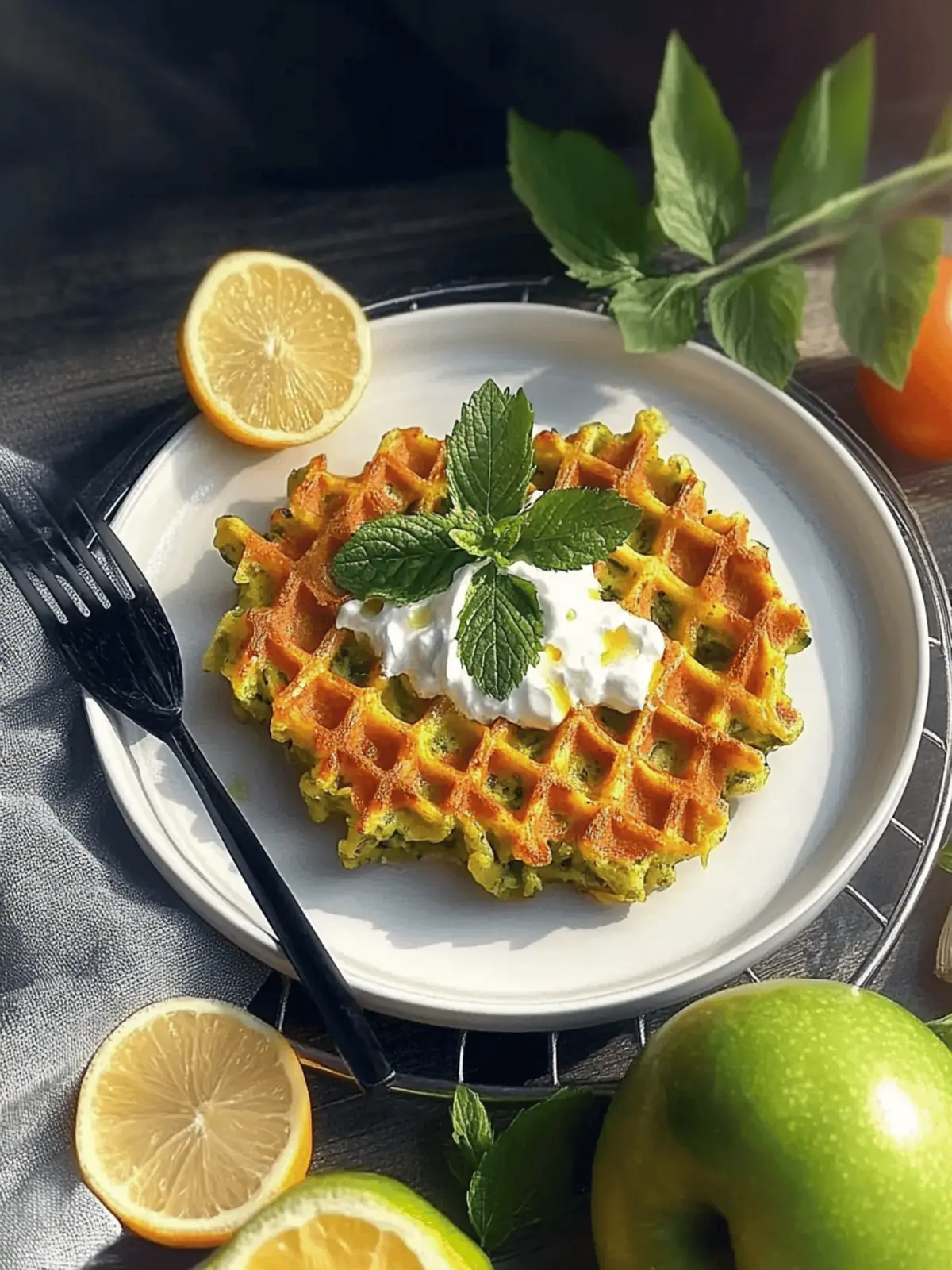 Zucchini Waffeln – Gesund und einfach zubereitet 5 Zucchini Waffeln
