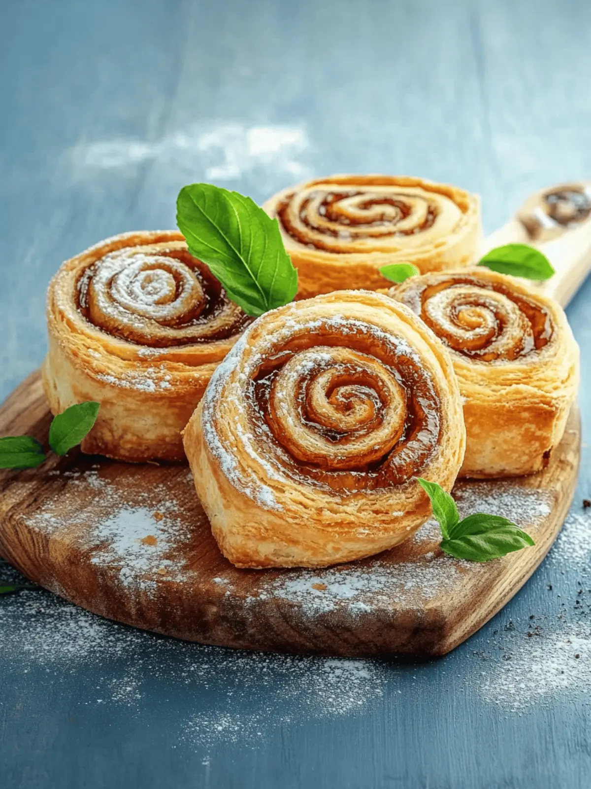 Zimtschnecken mit Blätterteig schnell und lecker 2 Zimtschnecken mit Blätterteig