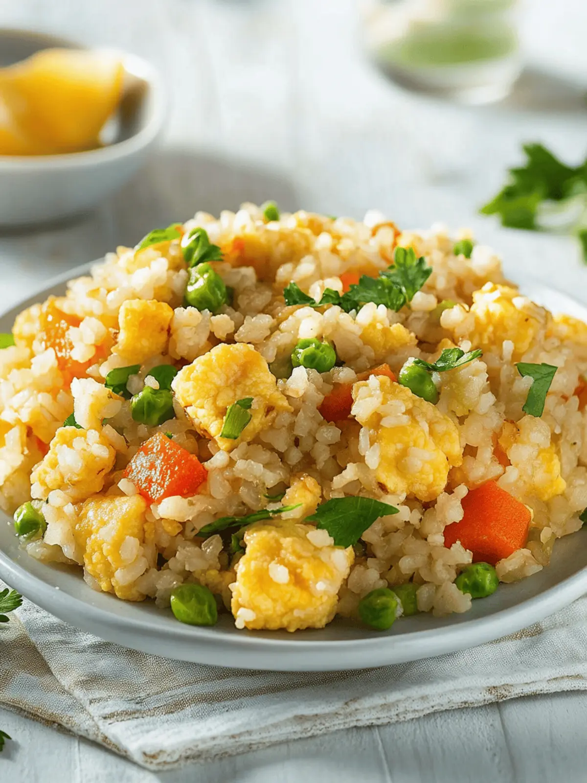 Fried Rice with Vegetables & Egg like at the Chinese