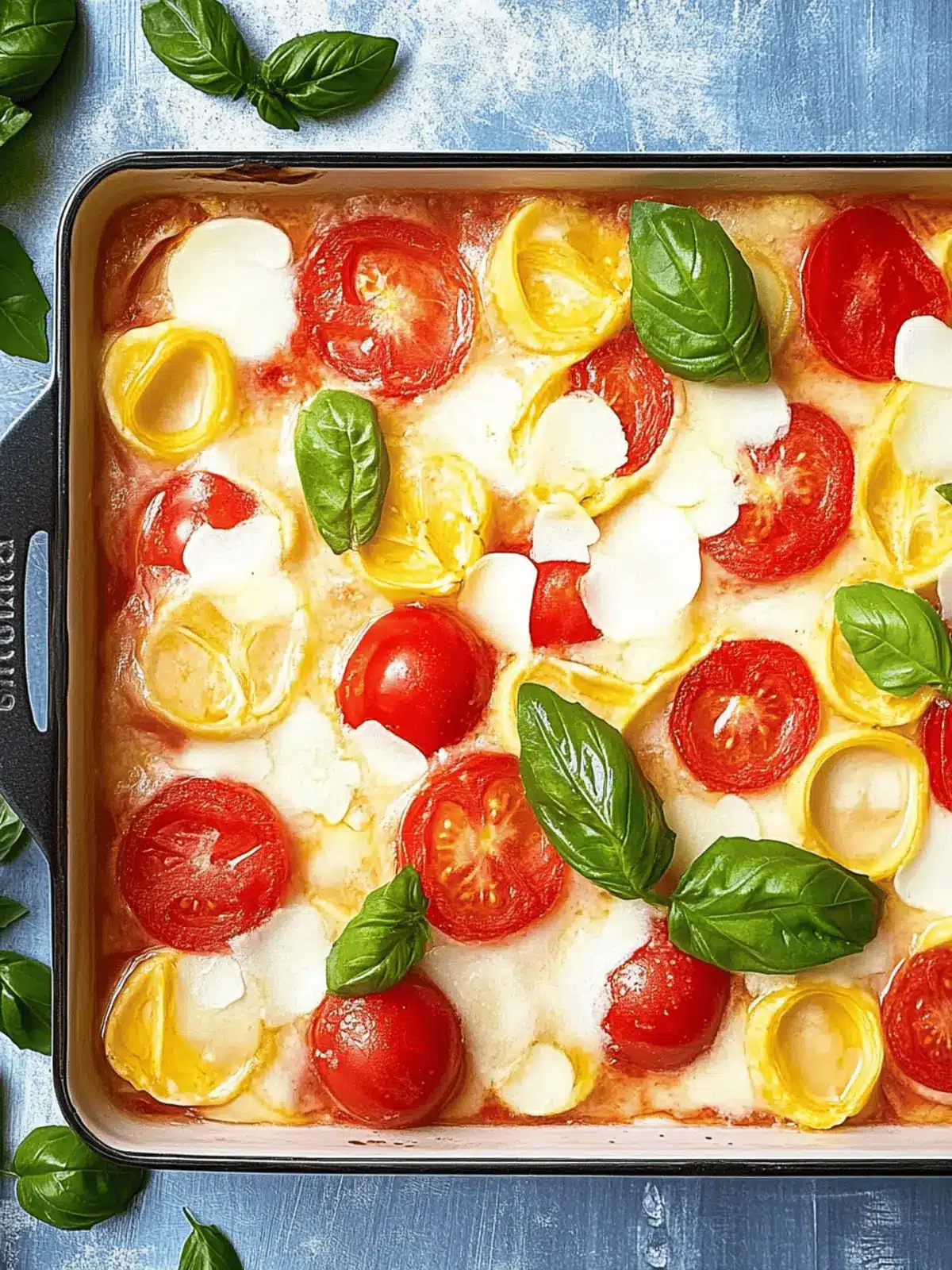 Tortellini Auflauf Tomaten Mozzarella für die Familie 3 Tortellini Auflauf Tomaten Mozzarella