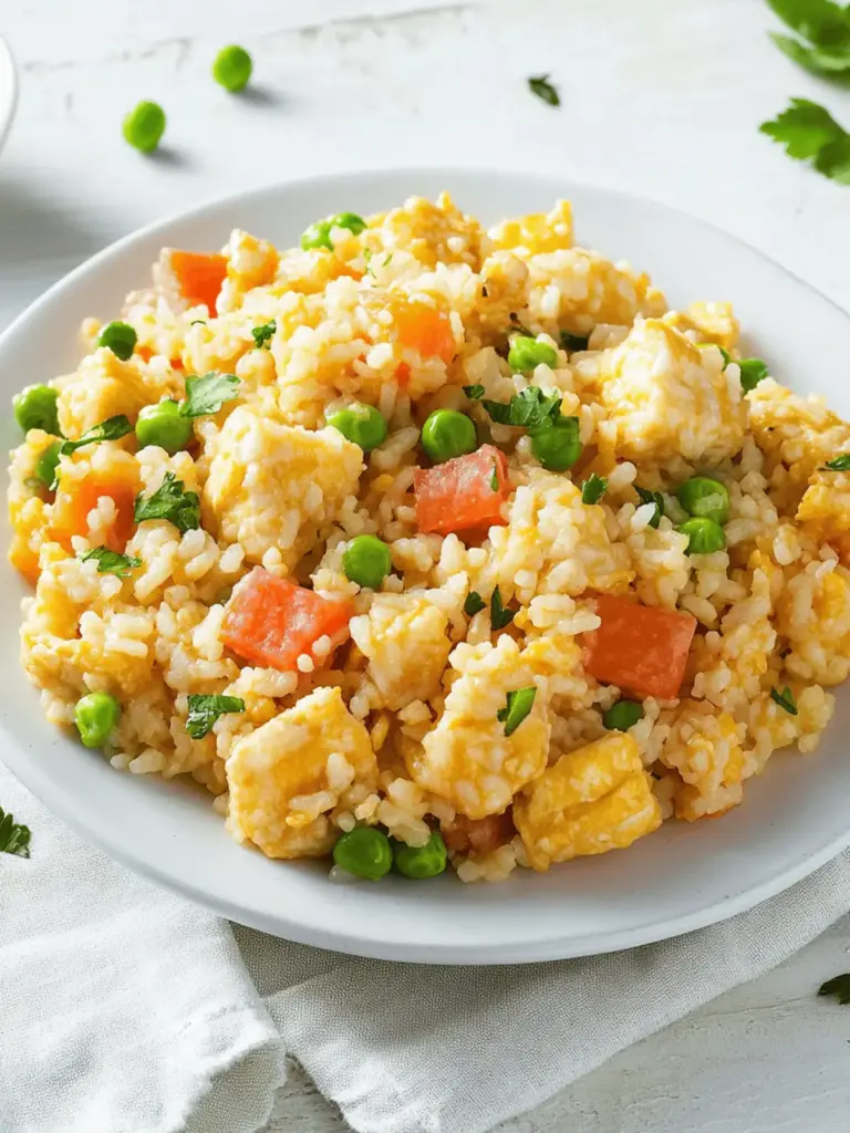 Fried Rice with Vegetables & Egg like at the Chinese