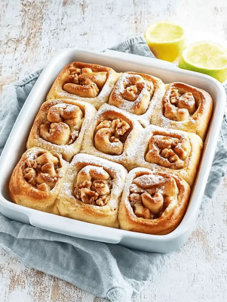 Fluffy vegan apple cinnamon rolls