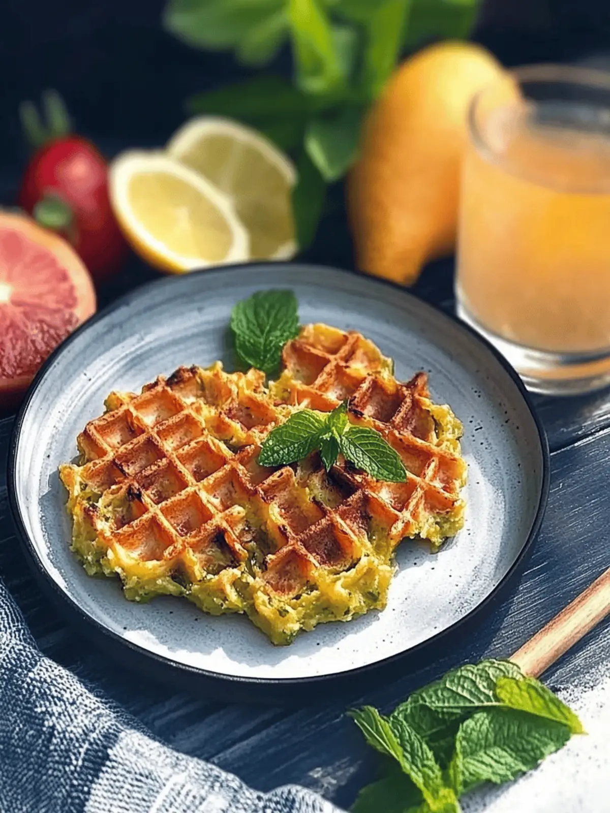 Zucchini Waffeln – Gesund und einfach zubereitet 3 Zucchini Waffeln