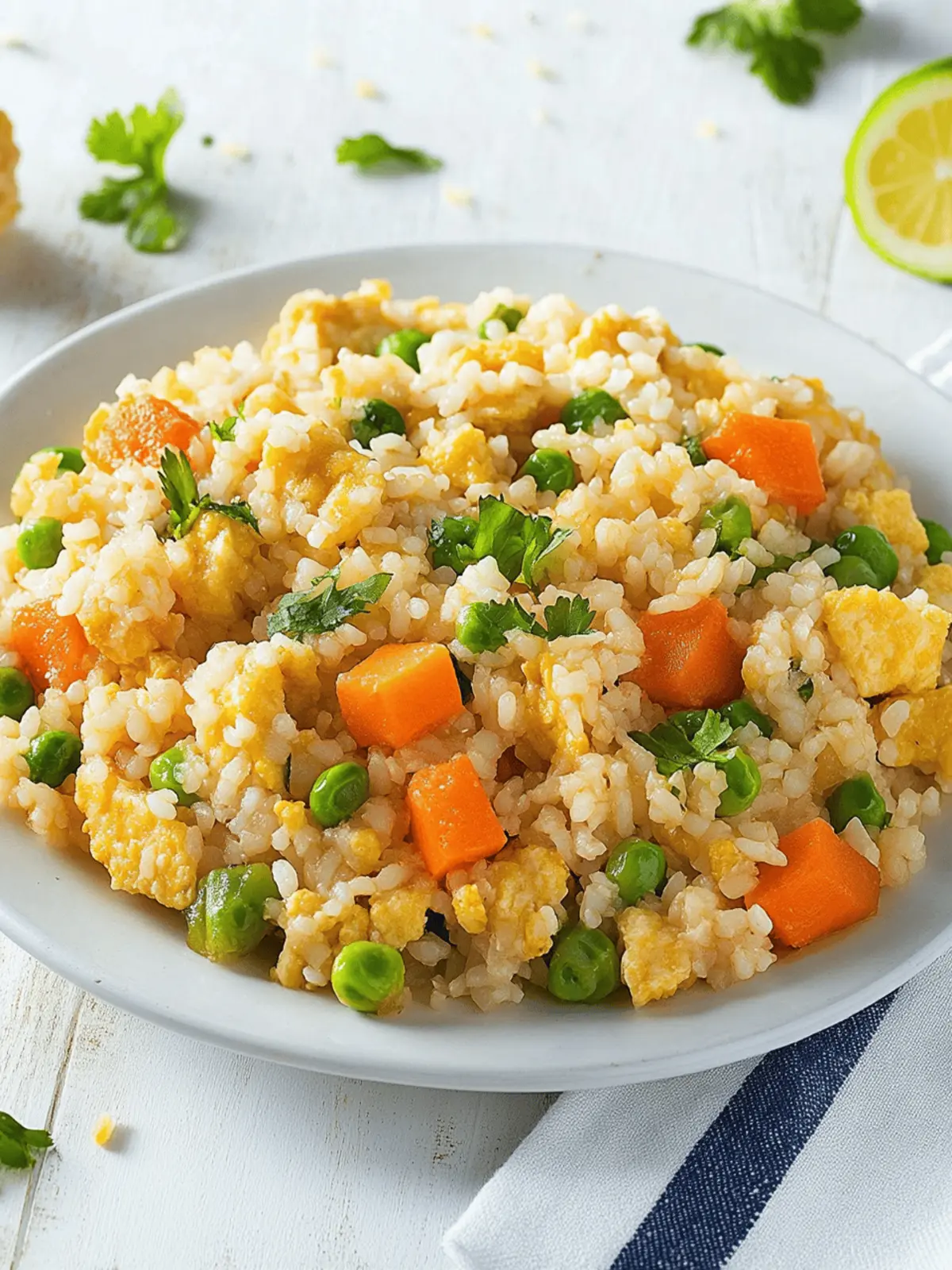 Fried Rice with Vegetables & Egg like at the Chinese